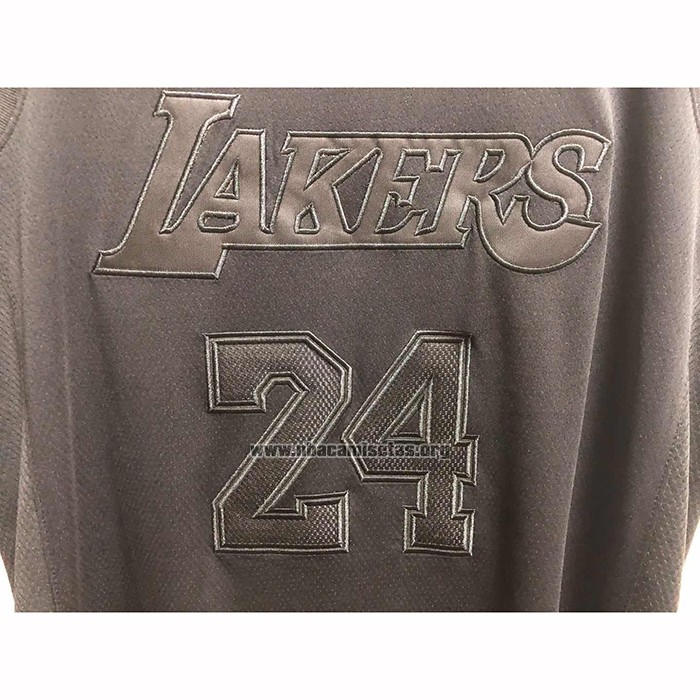 Camiseta Los Angeles Lakers Kobe Bryant NO 24 MVP Negro